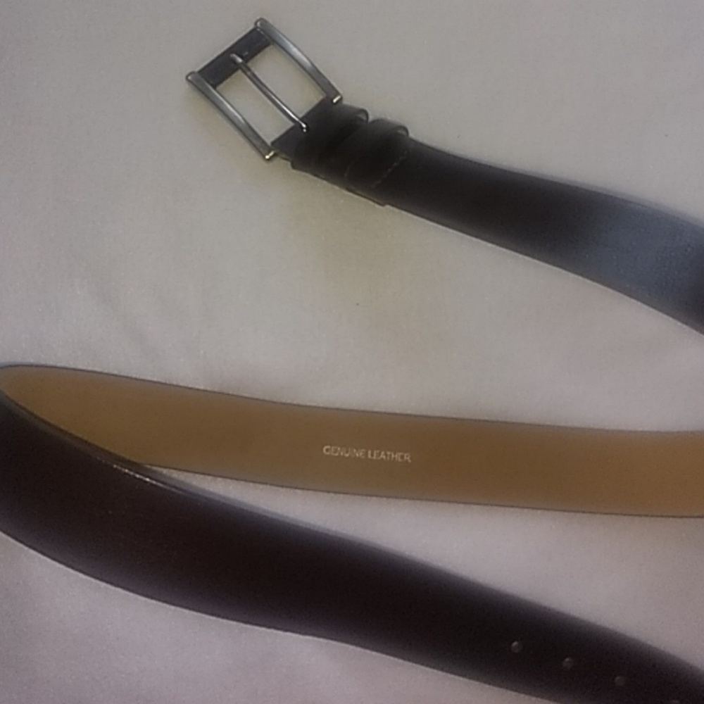 Women's Leather Belt Dark Brown L